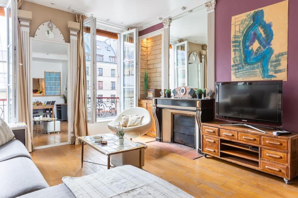 De 3 P, Baroque Et Vues Sur Toits Du Marais Apartment